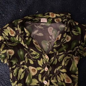 Wilfred Avocado Print Dress